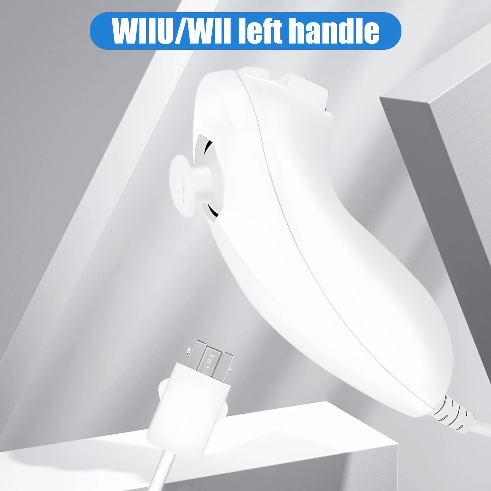 Sporgo 2 Pack Kontroler Nunchuk dla Wii U Gamepad, Prawy Nunchaku z Motion Plus, Zastępczy Kompatybilny