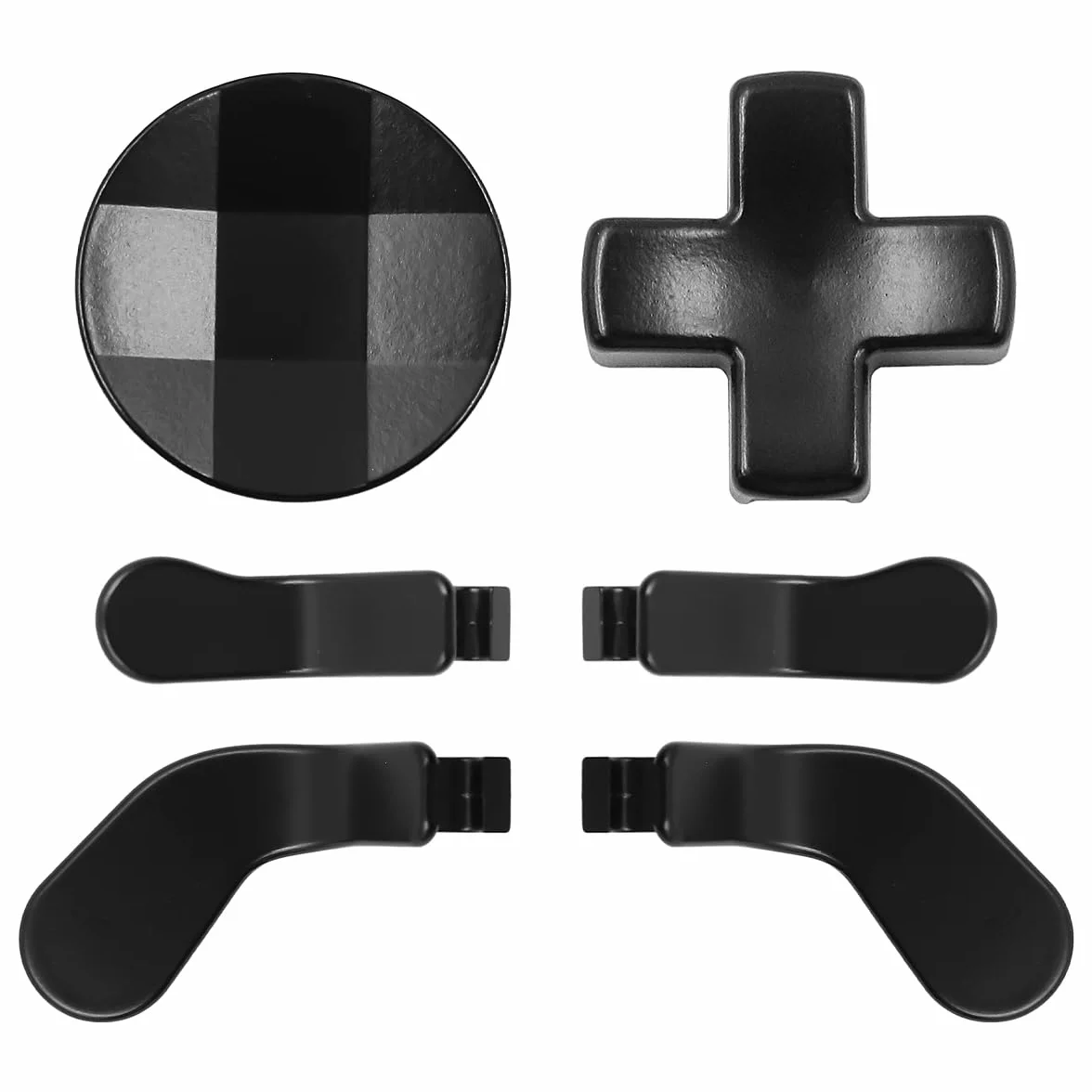 DollaTek do Xbox One Elite Series 2 metalowe cz??ci zamienne z 4 paletami spustowymi i 2 wymiennymi podk?adkami krzy?owymi