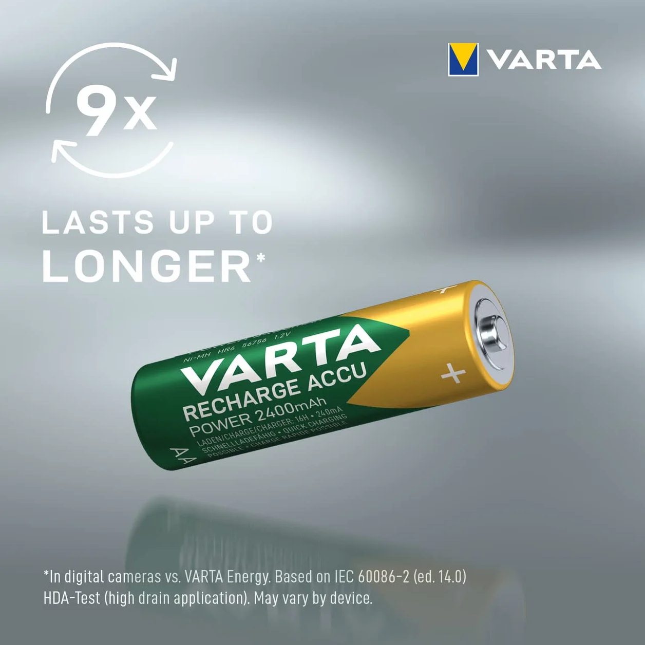 Varta Aa 2400Mah, 4Er Battery
