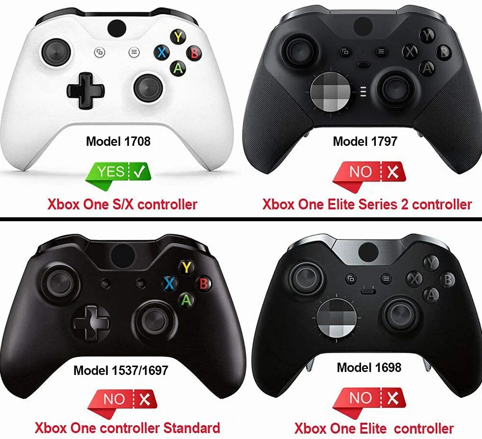 eXtremeRate Miękkie antypoślizgowe silikonowe etui pokrowiec na kciuk kij nakładki ochronne skórki do kontrolera Xbox One S/Xbox One X czarny
