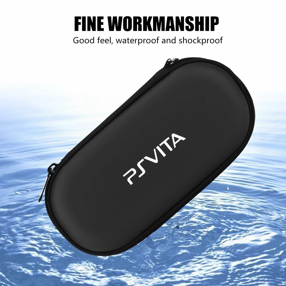 Fosa Wodoodporna Torba Ochronna i Podróżna - Pudełko do Przechowywania dla Sony PS Vita i Akcesoriów Słuchawkowych