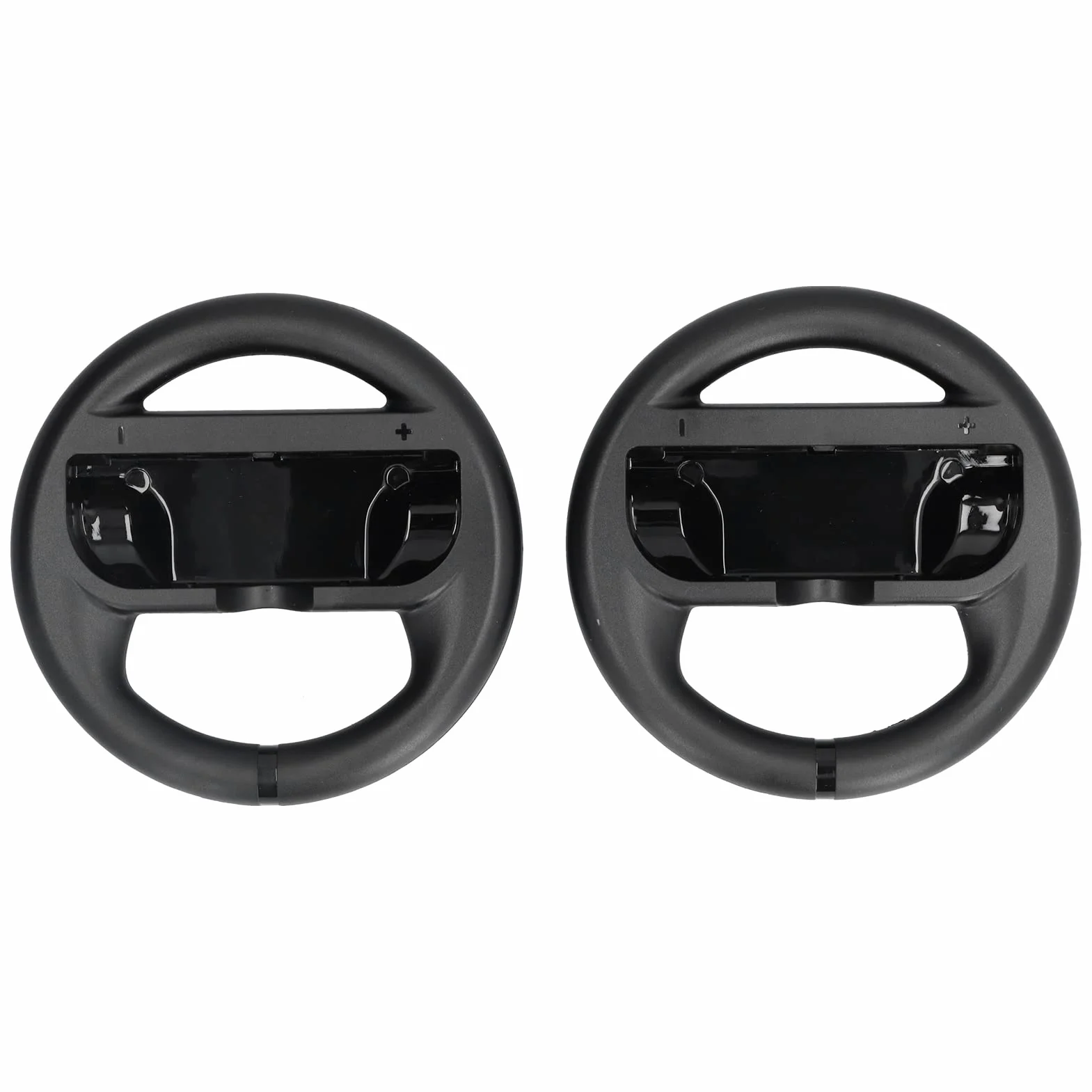 Wheel Controller, Switch Controller 2 Pack do Switch Racing Game dla dorosłych i dzieci(Czarny czarny)