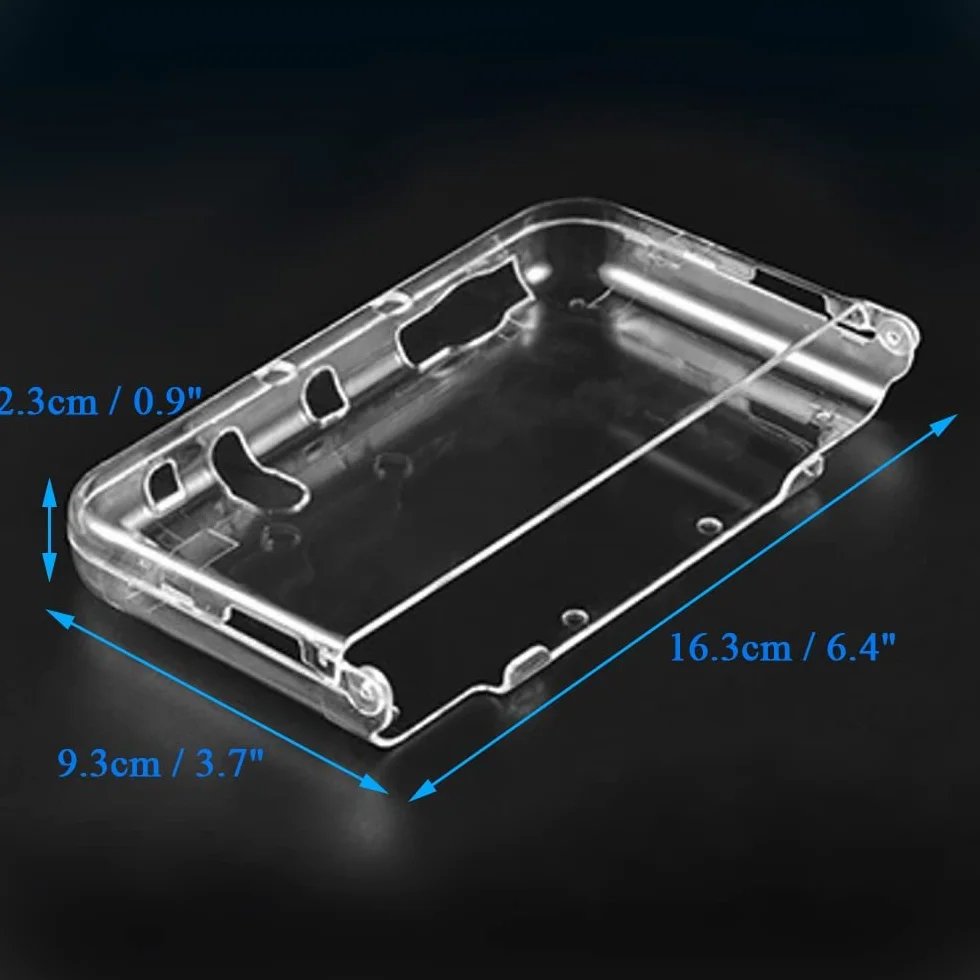 OSTENT Ochronne przezroczyste kryształowe twarde etui na konsolę Nintendo New 3DSLL/XL