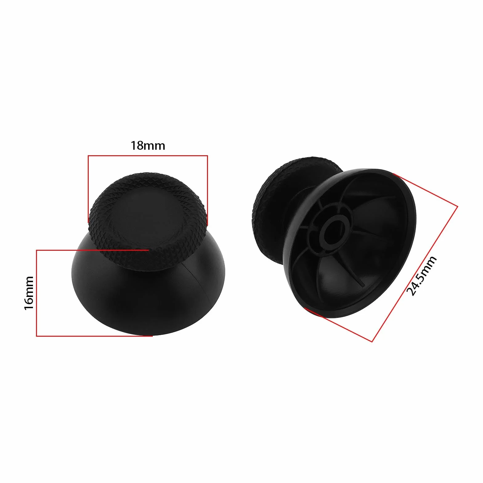 3 pary kontrolera analogowe uchwyty na kciuki wymienne kompatybilne z Sony kompatybilne z kontrolerem PS5 Dual Sense analogowy drążek antypoślizgowy joystick do gier