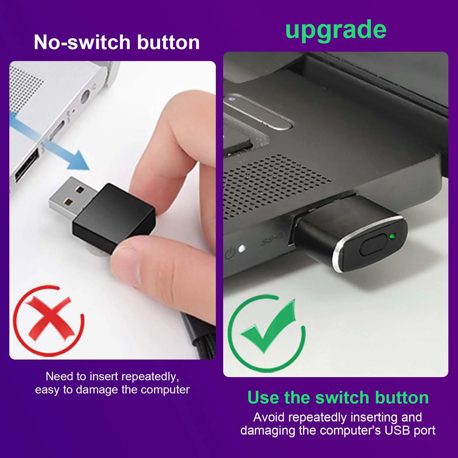 Metalowy Jiggler Mysz USB, Automatyczny Wiggler, Mysz Jiggler, Niewykrywalna mysz Jiggler, Port USB Shaker do komputera, symulowany ruch do zapobiegania zasypianiu laptopa