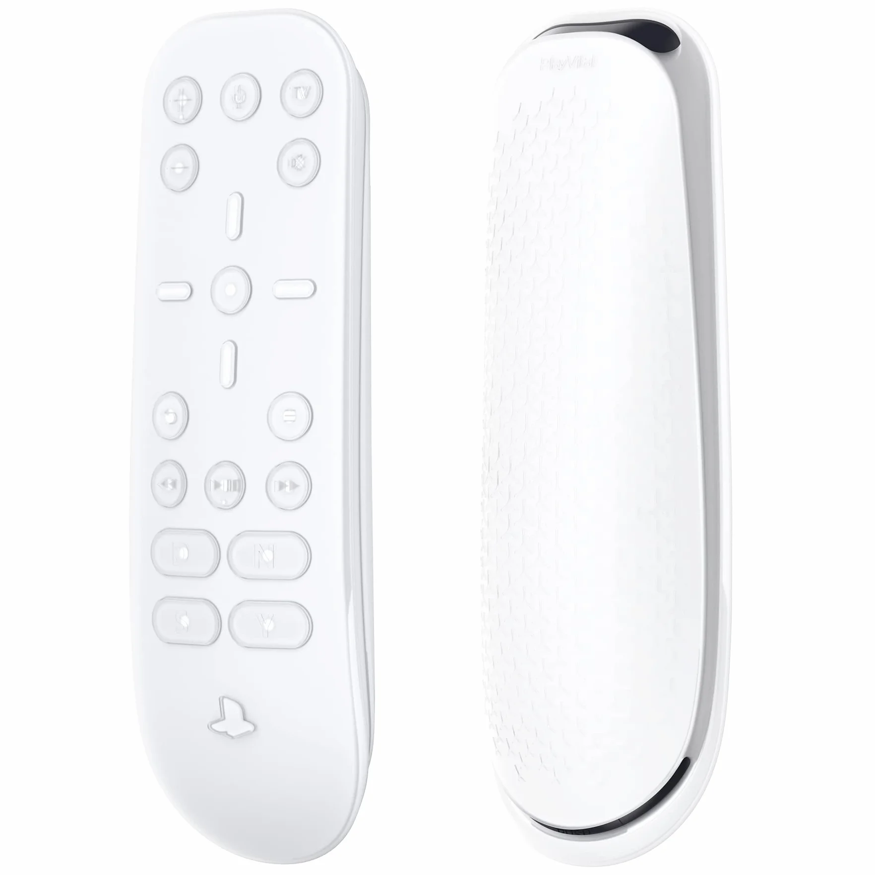 PlayVital Ochronnik Skóry do ps5 Media Remote, Silikonowe Etui Pilot-Świecąca w Ciemności Zieleń
