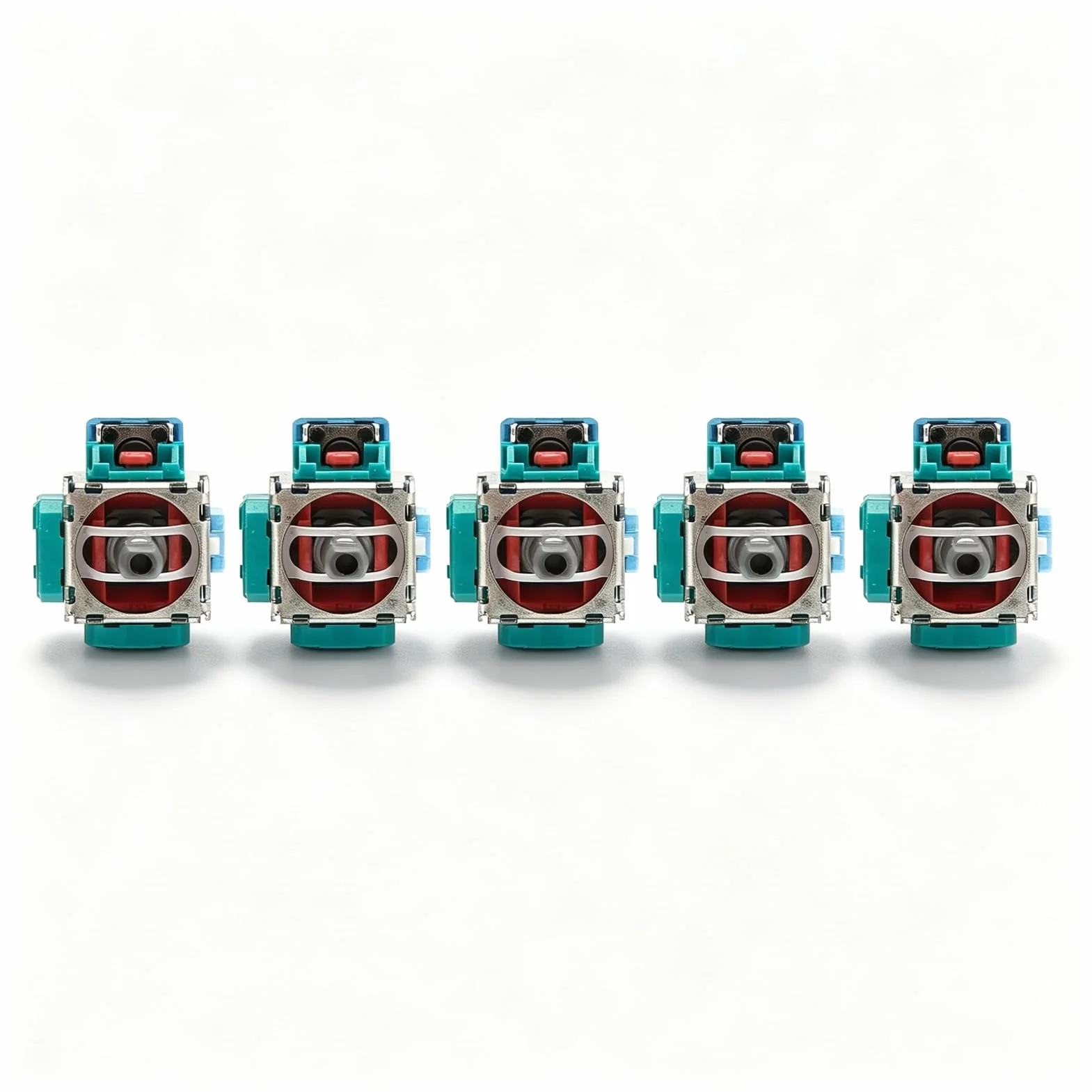 5 szt. Joystick 3D Analogowy Drążek do Kontrolera Gier, Wymienny Kontroler Gier moduł Drążka Analogowego, Analogowe Koło Czujnika 3D Drążki na Kciuki Joystick Rocker Module