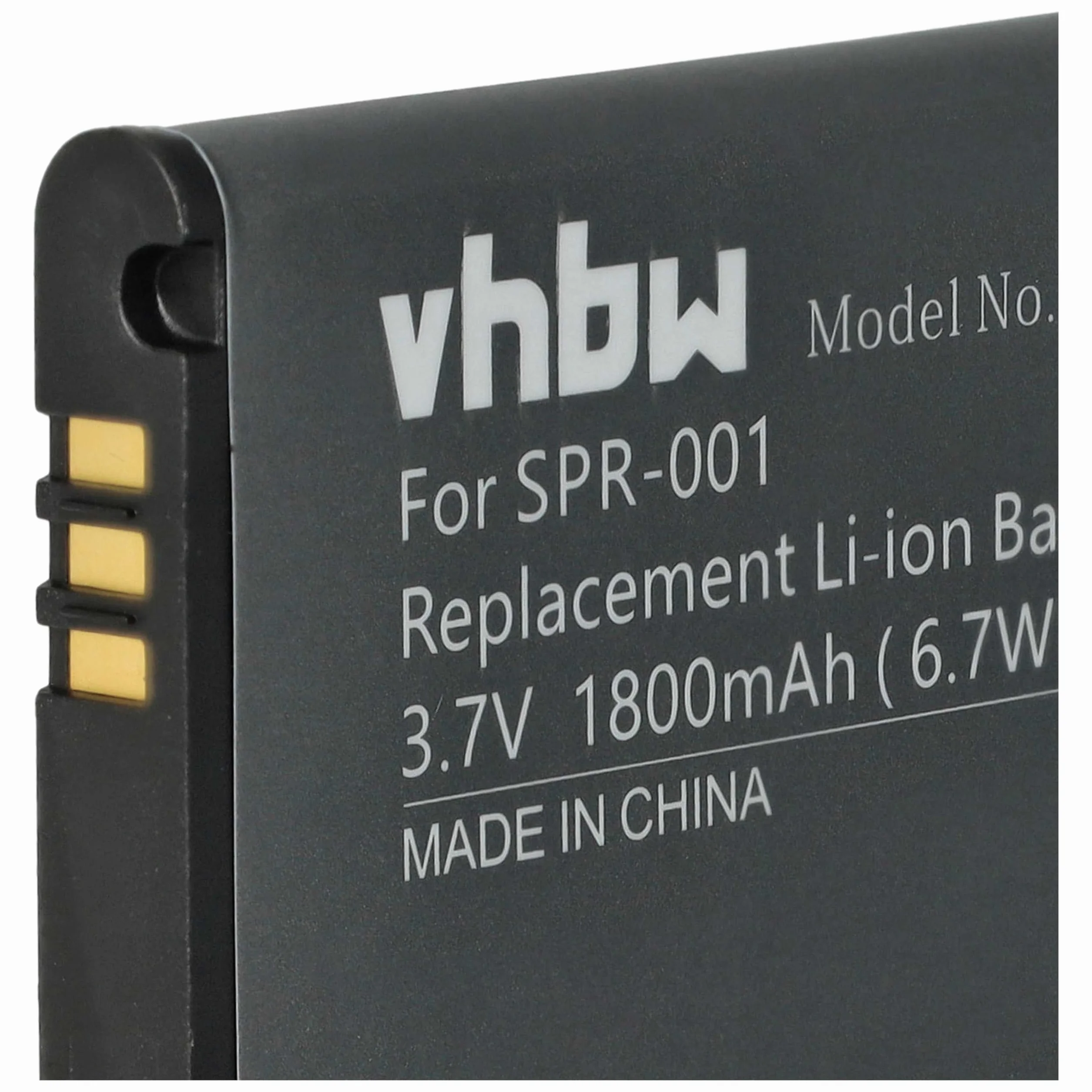 vhbw Bateria kompatybilna z Nintendo 3DS LL, 3DS XL, DS XL 2015, New 3DS XL zamiennik do Nintendo SPR-001, SPR-003, SPR-A-BPAA-CO konsoli do gier (1800 mAh, 3,7 V, litowo-jonowa)