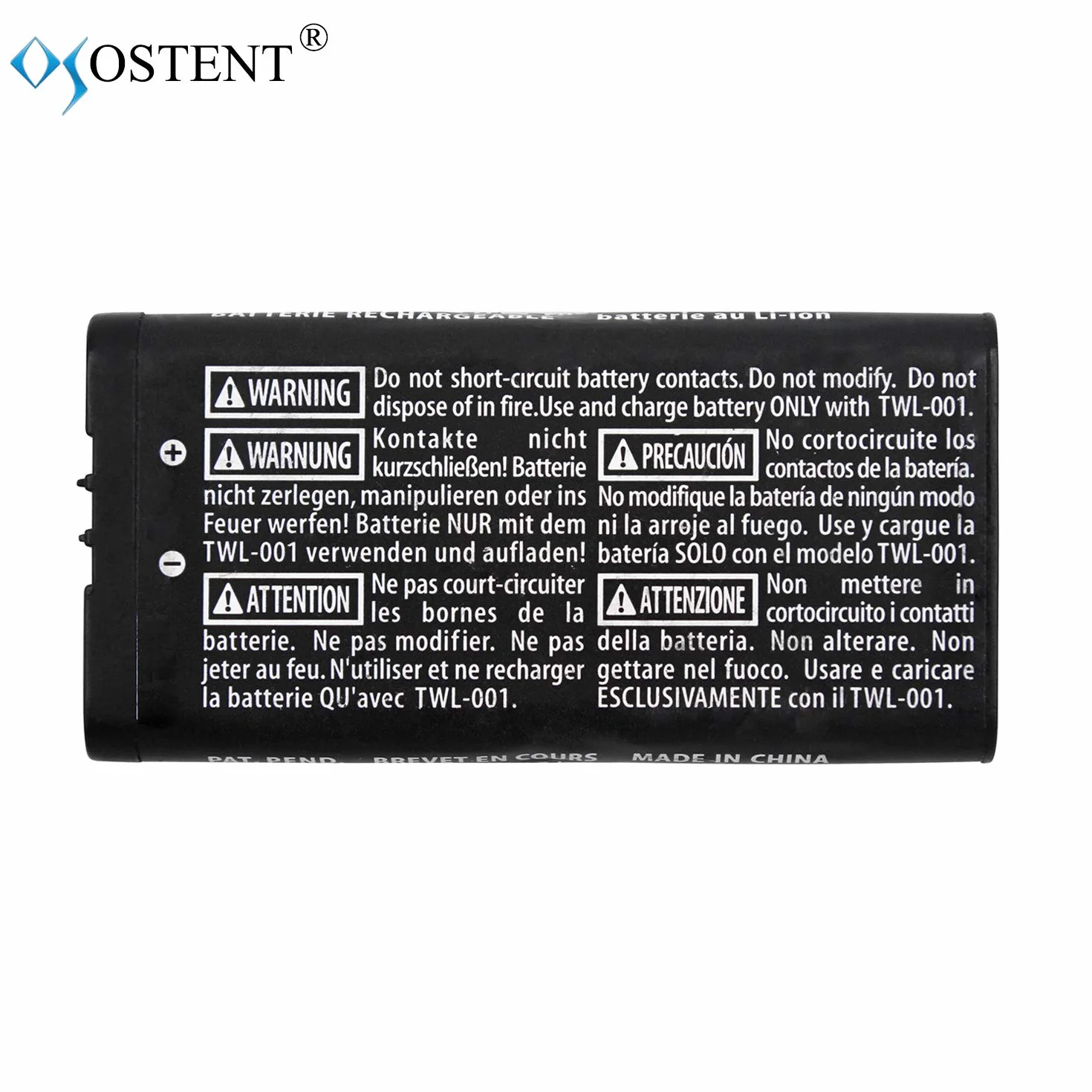 OSTENT 840 mAh akumulator litowo-jonowy + narzędzie + zestaw długopisów do Nintendo DSi NDSi