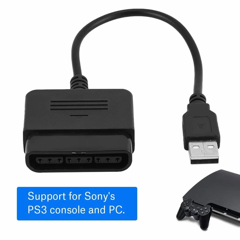 Dla Controller Adapter Controller to USB Gamepad Converter P2 do P3 Adapter Cable USB Konwertuj kontroler/na konsolę lub komputer PC na i PC
