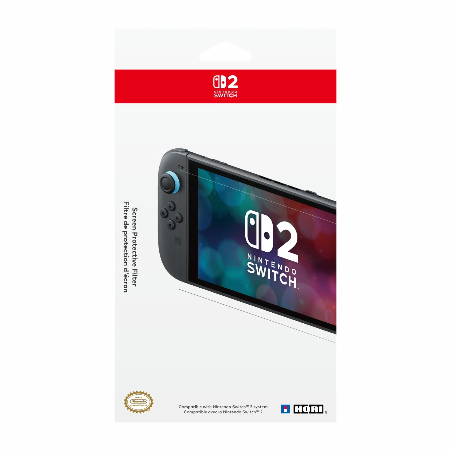 HORI Folia ochronna na ekran Nintendo Switch 2 – oficjalna licencja Nintendo