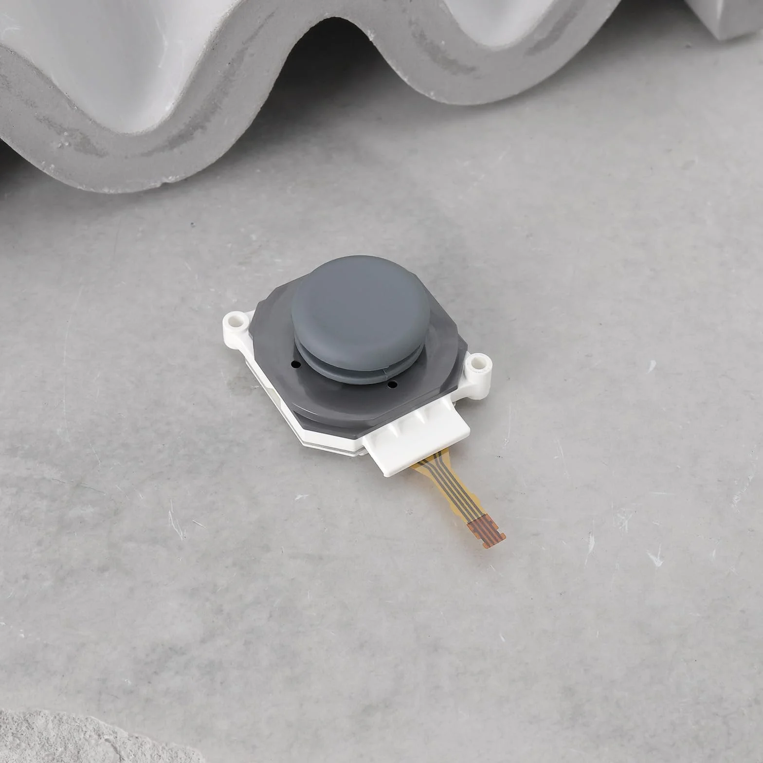 OTOTEC Analogowy drążek na kciuk, joystick i nasadka kołyskowa, kompatybilna z 3DS/XL LL 25 x 22 mm, analogowy kontroler drążka do gamepada, analogowy kciuk