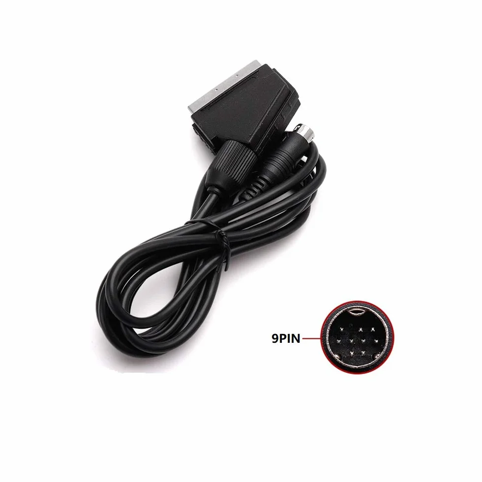 WICAREYO Kabel RGB SCART 1.8 m, Kompatybilny z Megadrive 2 Konsolą