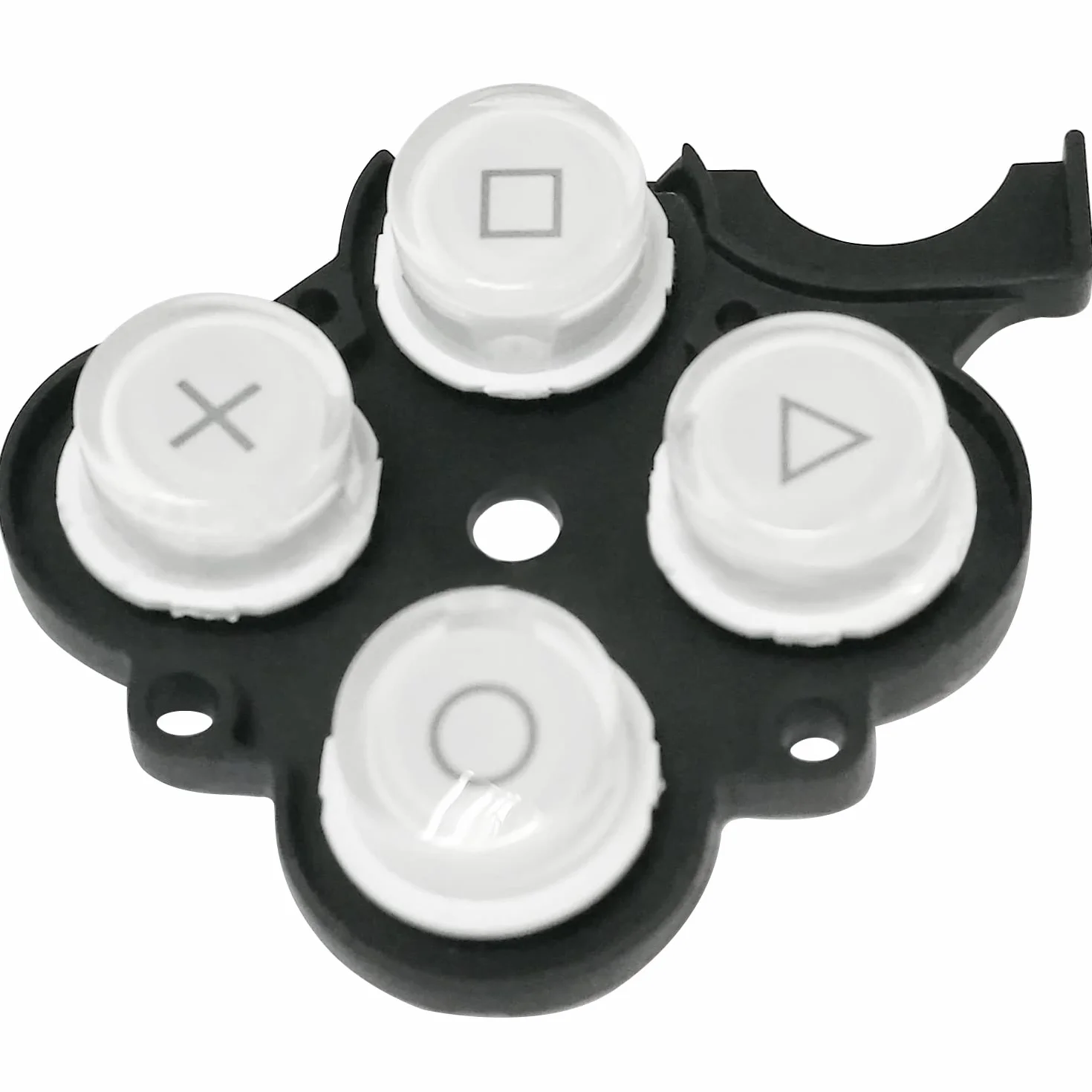 OSTENT Przyciski zestaw podkładek pod klucze zamiennik kompatybilny z Sony PSP 3000 Slim Console - kolor biały