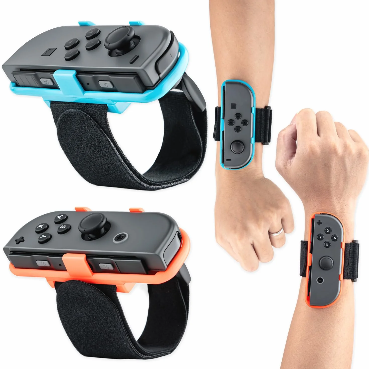 Mcbazel Switch Dance Regulowany Pasek na Nadgarstek do Paska na rękę Kontrolera NS Switch Joycon - 1 para