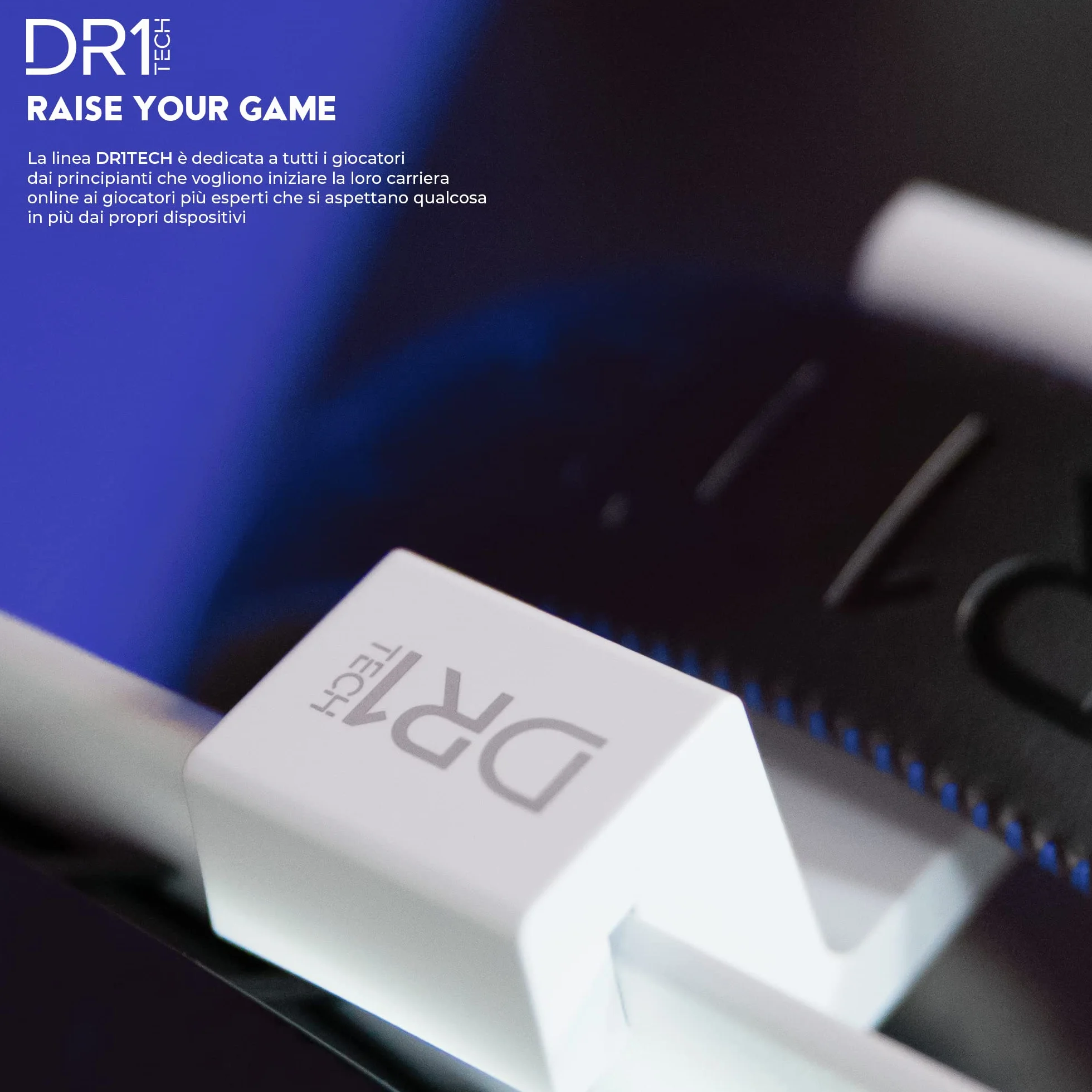 DR1TECH GameHookX+ Uchwyt Słuchawkowy do gier XBOX Series X - DESIGN SAVE YOUR SPACE Stojak Odporny na zadrapania Ultra Odporny - Akcesoria do XBOX