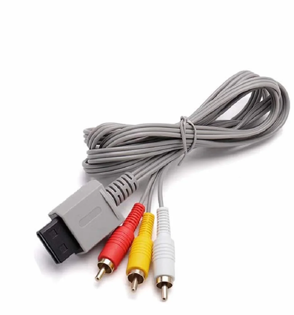 Kabel Audio-Wideo AV 1.8M Kompatybilny z Wii i Wii U konsolą