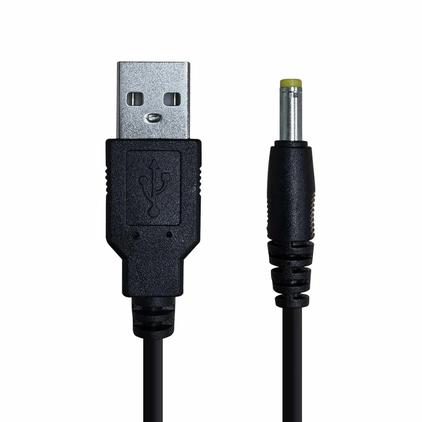 OcioDual Kabel ładujący USB DC Kabel do ładowania kompatybilny z PSP 1000 PSP 2000 PSP 3000, głośniki, kamery bezpieczeństwa, uniwersalna ładowarka do baterii, 5 V, 2A, USB 2.0, czarny 1,2 m