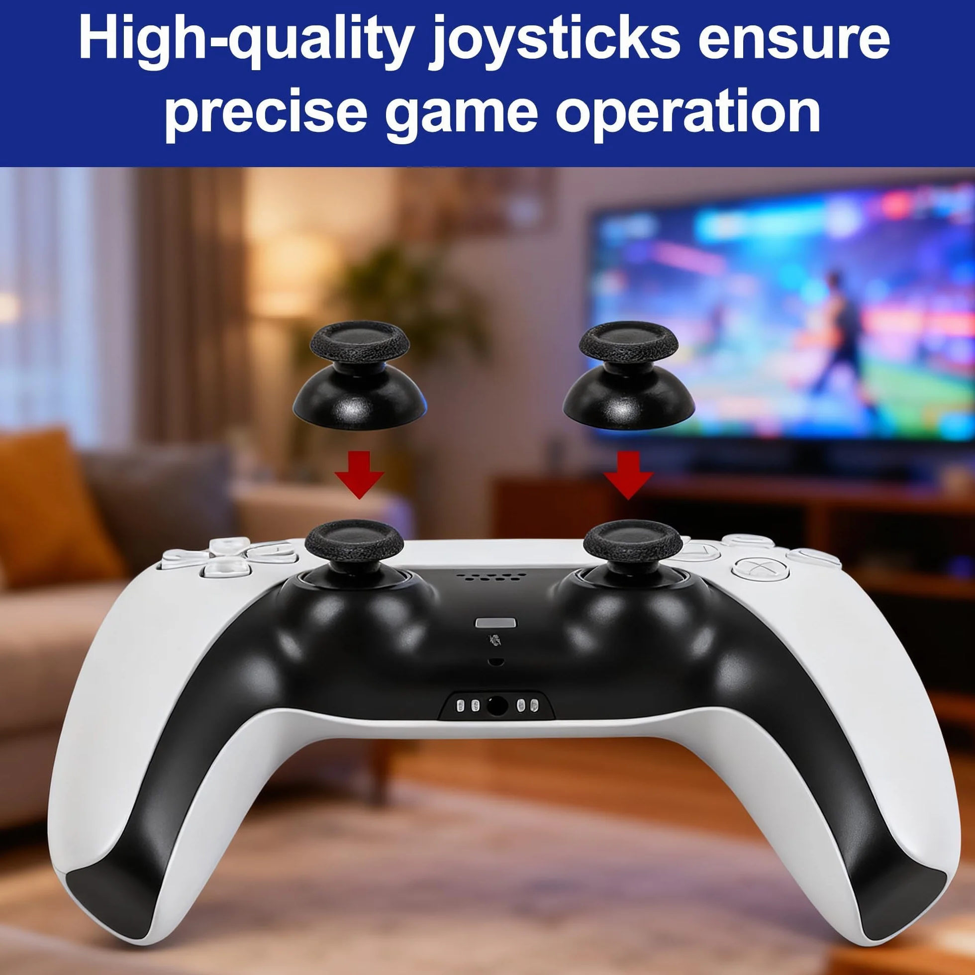 7-częściowy zestaw joysticków, analogowych i naprawczych, do kontrolera PS5, akcesoria zamienne do kontrolera PlayStation 5