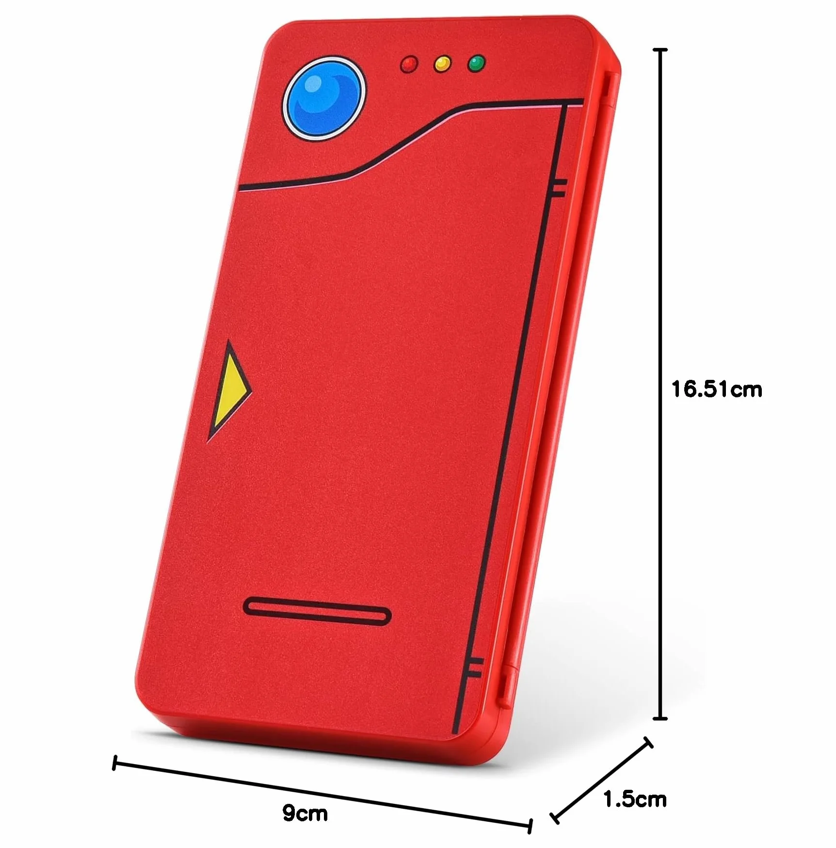 PALPOW Switch Game Holder - 24 Card Slots, Compatible with Nintendo Switch Games & Micro SD Cards - Red