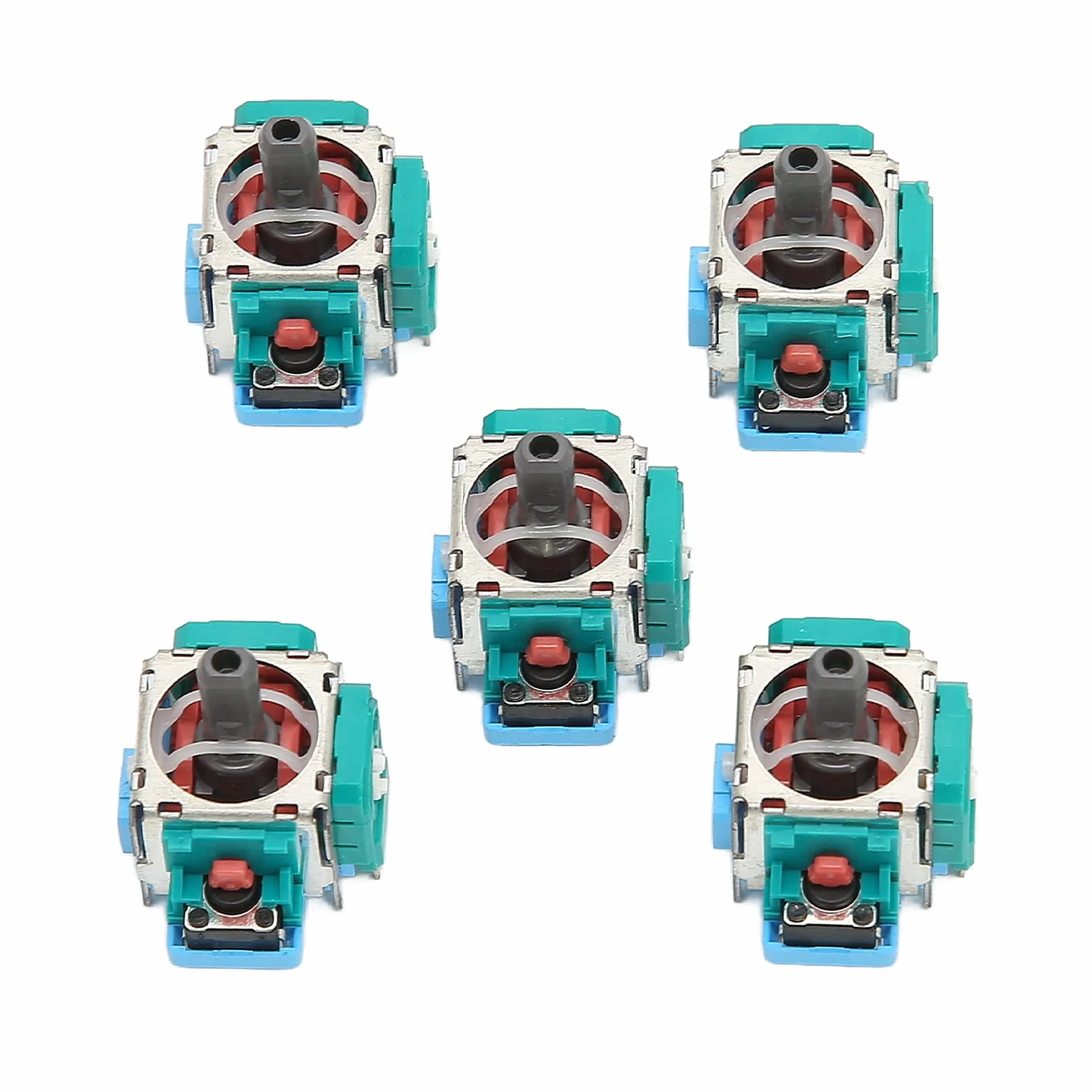 Joystick 3D do PS5,5 szt. Wymiana Joystick 3D Profesjonalny Kontroler do Gier Analogowy moduł Drążka do Kontrolera do Gier PS5