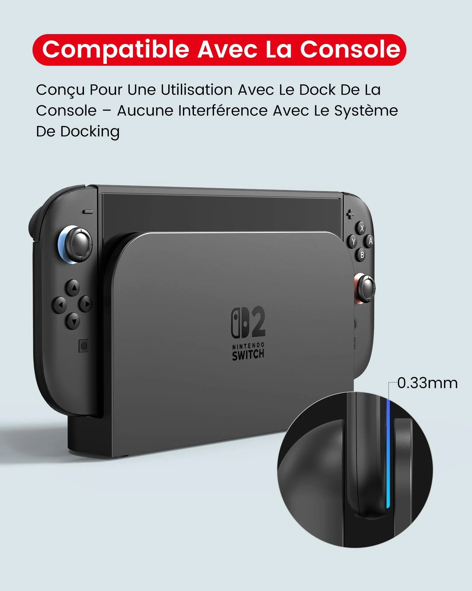 Transnovo Szkło Hartowane Kompatybilne z Nintendo Switch 2 - Twardość 9H, Ultra-Odporna Ochrona Ekranu, Ochrona Przed Promieniowaniem, Łatwa Instalacja - Akcesorium do Switch 2