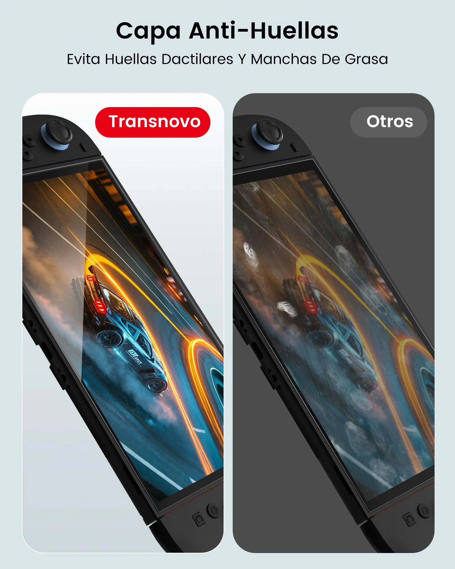 Transnovo Szkło Hartowane Kompatybilne z Nintendo Switch 2 - Twardość 9H, Ultra-Odporna Ochrona Ekranu, Ochrona Przed Promieniowaniem, Łatwa Instalacja - Akcesorium do Switch 2