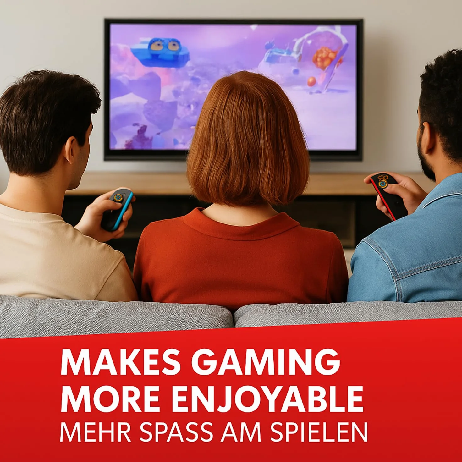 MatoSan 8 x silikonowe nakładki na Thumbsticks – kompatybilne z przenośnymi kontrolerami, modelami Steam Deck & Lite – ochrona Thumbstick i akcesoria – kolorowe nakładki joystick