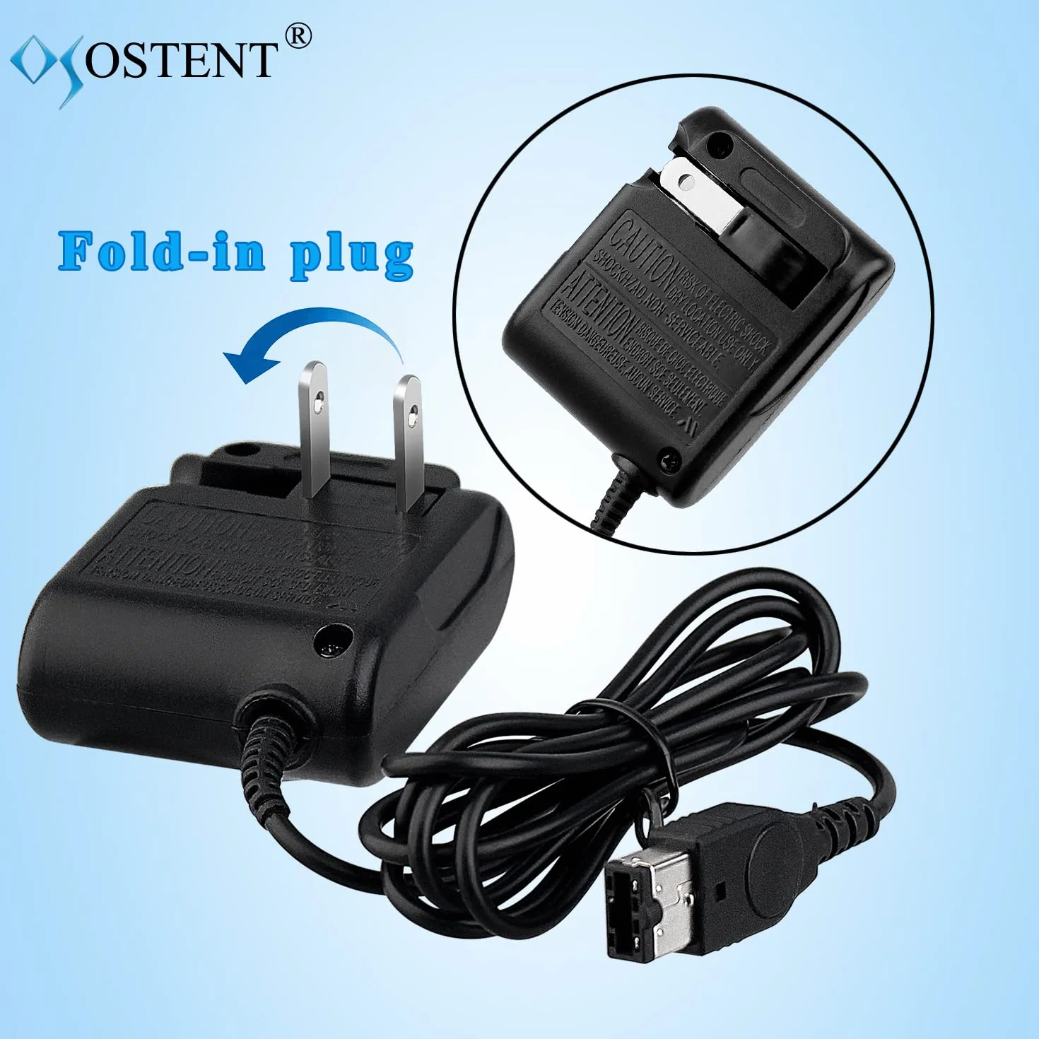 OSTENT US AC Home Wall zasilacz ładowarka kabel adaptera do Nintendo DS NDS GBA SP