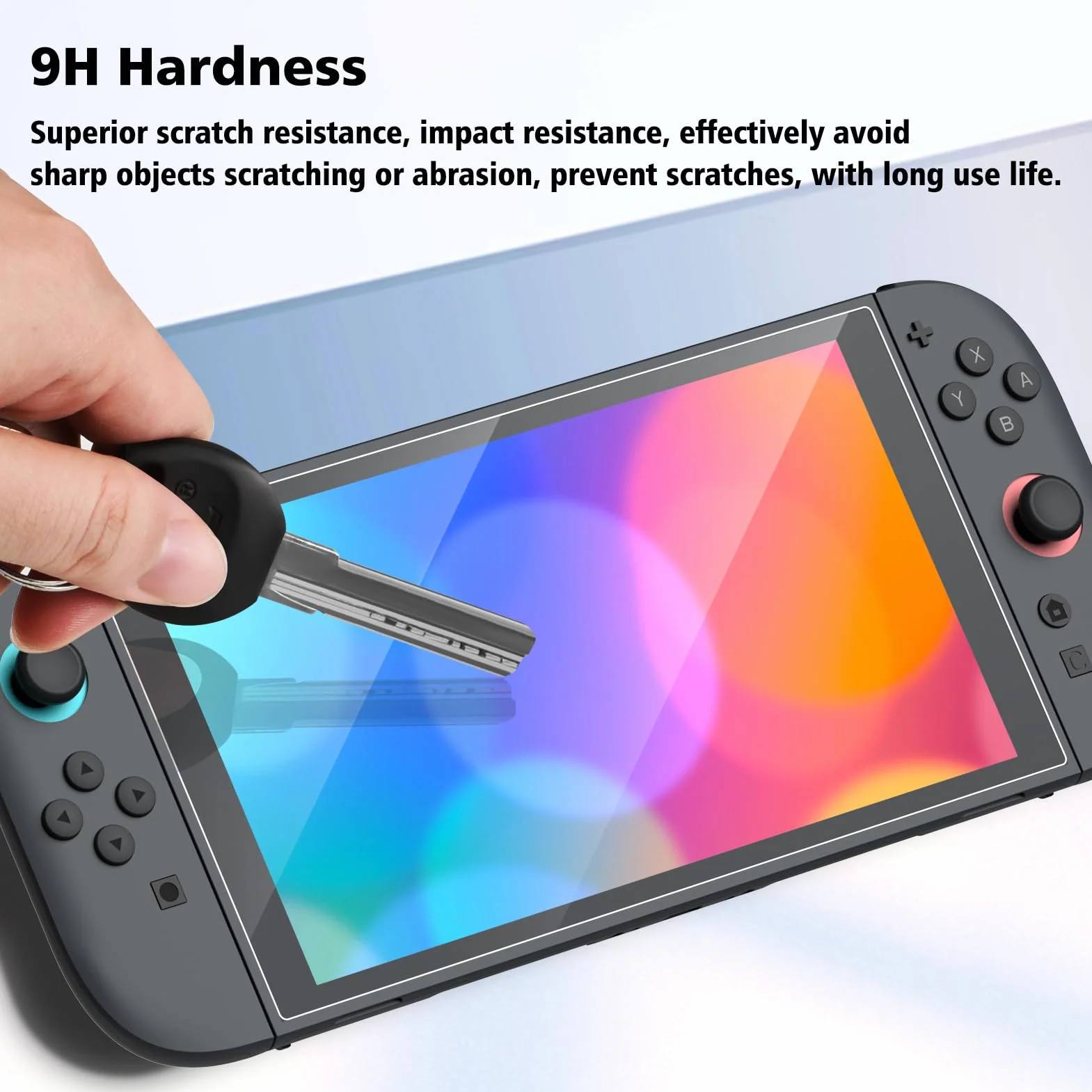 FINTIE 2 sztuki folii ochronnej do Nintendo Switch 2 (2025), przezroczysta HD twardość 9H, odporna na zarysowania, folia ochronna na wyświetlacz, folia ochronna na wyświetlacz, do Switch 2025 ekran
