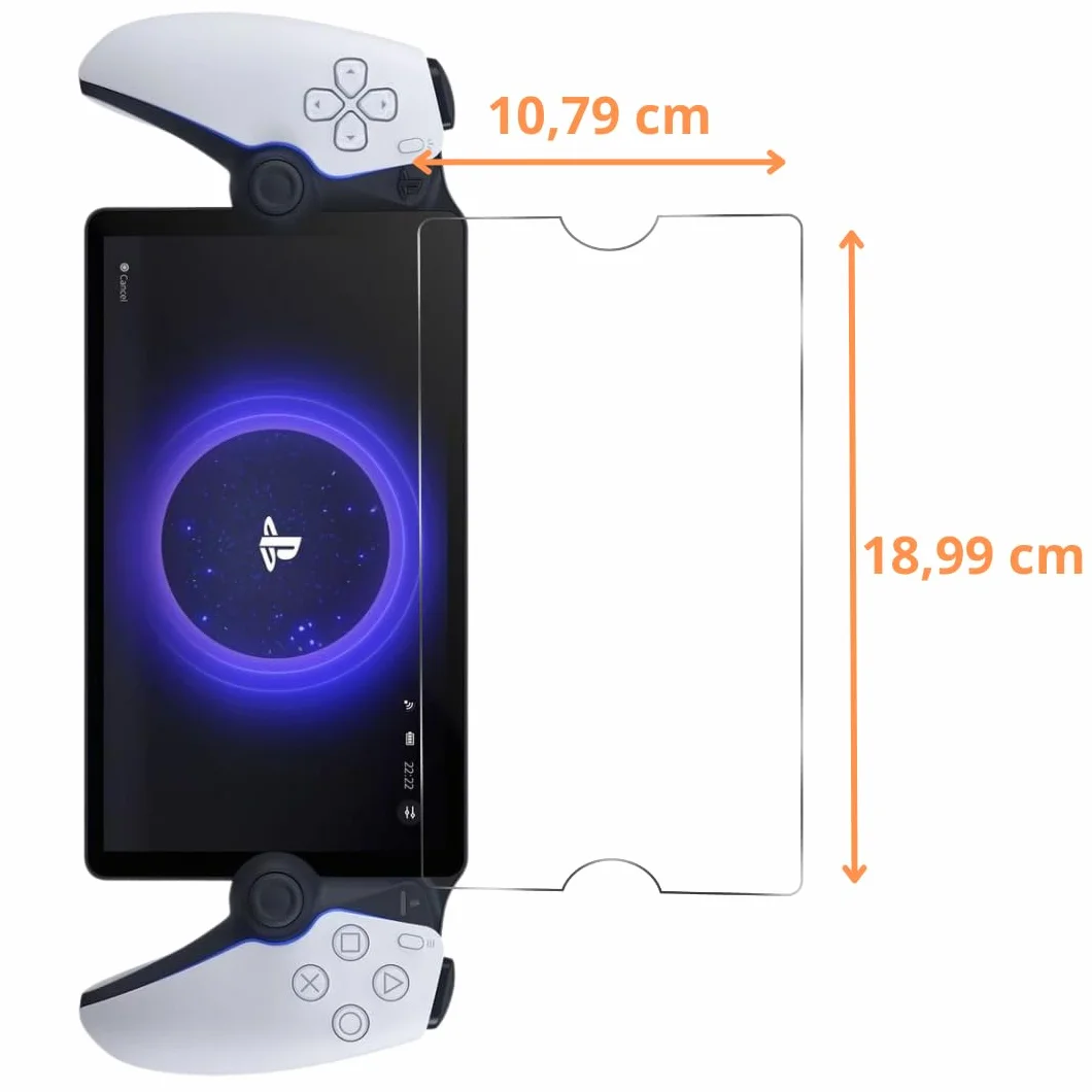 PHONILLICO Szkło hartowane do Sony Playstation PS5 Portal [2 sztuki] PS Portal Folia ochronna odporna na zarysowania osłona ekranu