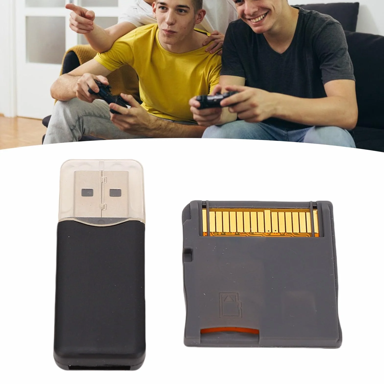 Lazmin112 2025 Karta Pamięci o Grach Wideo R4, Zbudowana Chip ASIC, Karta Pamięci Flash z Czytnikiem, dla NDSL, NDSI, NDSI XL, 2DS, 3DS, 3DS XL, NOWOŚĆ 3DS, NOWOŚĆ 3DS XL, 2DS XL (SILVER)