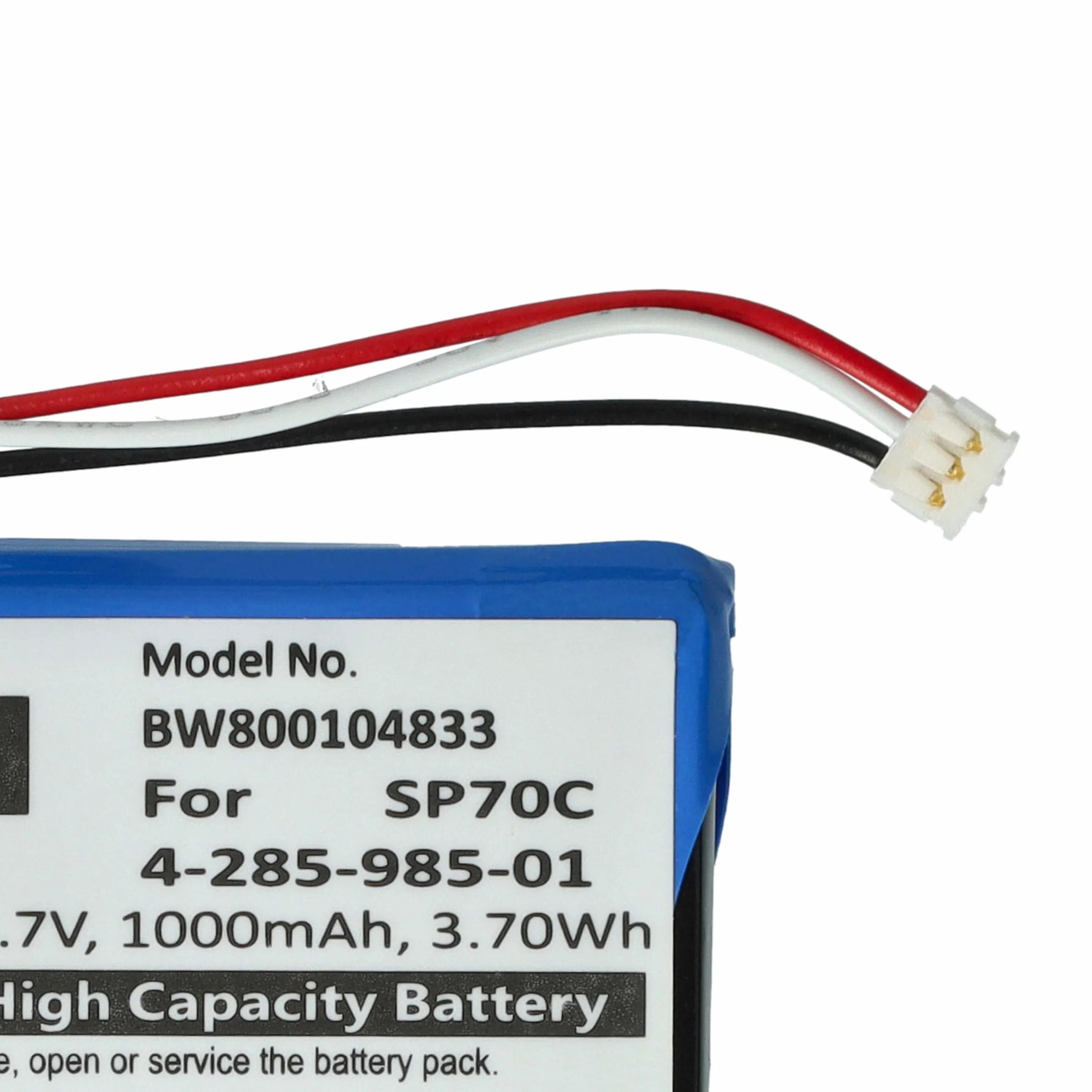 vhbw Bateria kompatybilna z Sony PSP E1008, E1004, E1002, E1000, E1003 konsola do gier (1000 mAh, 3,7 V, litowo-jonowa) - zamiennik dla 4-285-985-01, 4-435-245-01