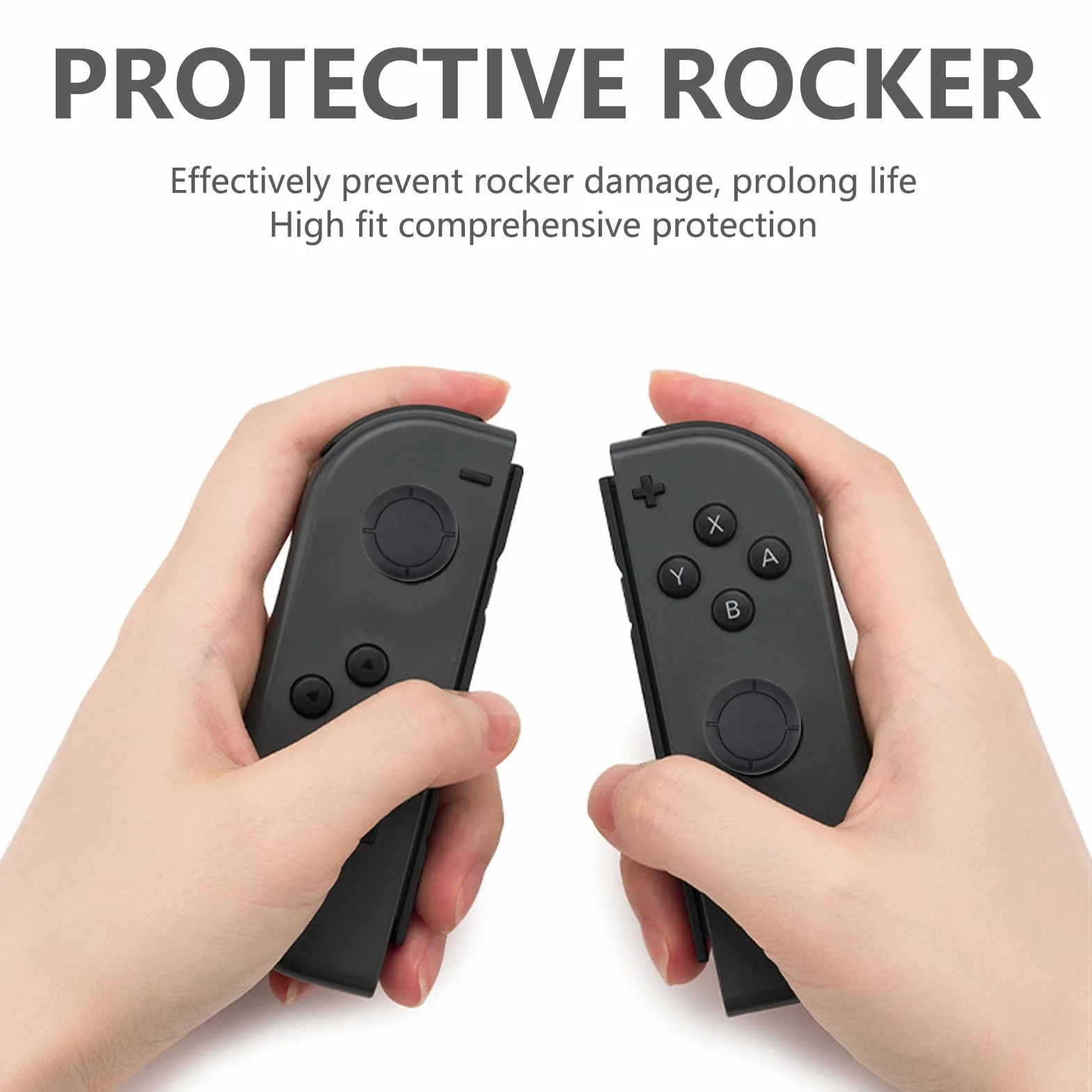 Zamienne osłony joysticka do przełącznika, naprawa analogowego gamepada 3D, uchwyty na kciuki, miękkie, silikonowe kciuki, zestaw części zamiennych, kompatybilny z kontrolerem Nintendo Switch Lite