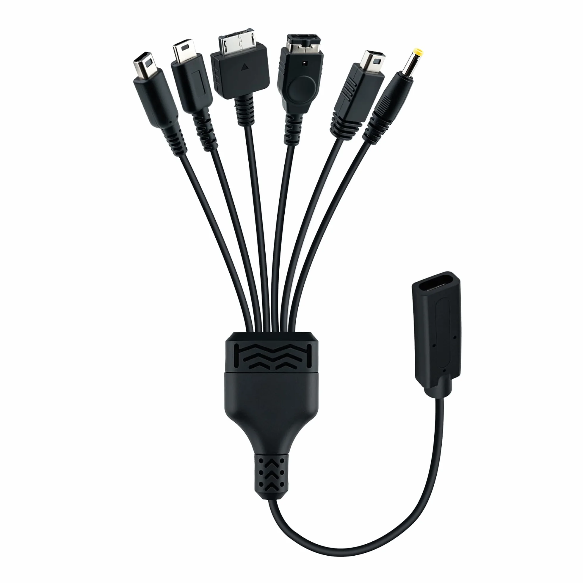 Mcbazel Kabel ładujący 6 w 1 typ C do NS DSi, 3DS, 2DS (w tym XL i nowe modele), DS, DS Lite, WII U, GBA SP, PSP1000 2000, 3000, PS VITA1000