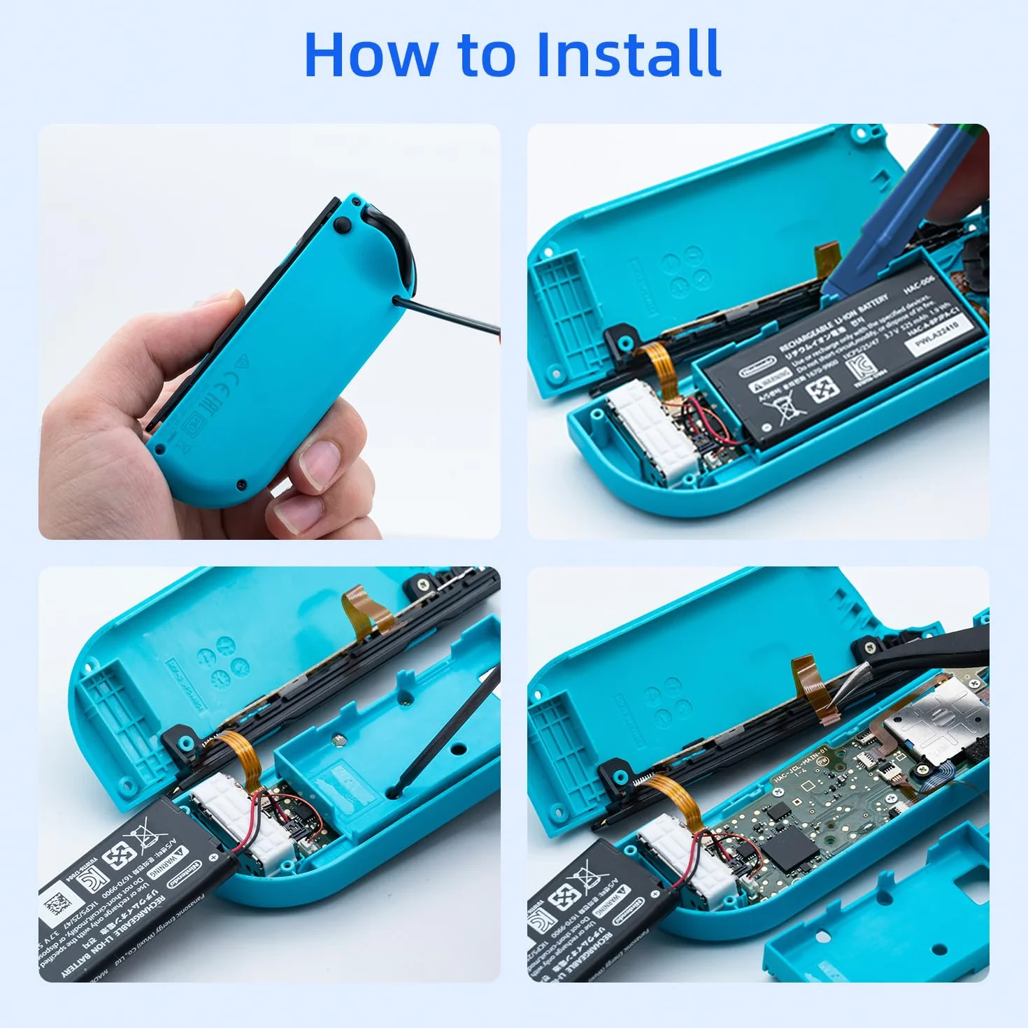 Wigearss 2 szt. Wymiana 3D Joystick Analogowy i Naprawa Narzędzia do NS Switch/Przełącznik OLED Joy-Con Controller/Switch Lite