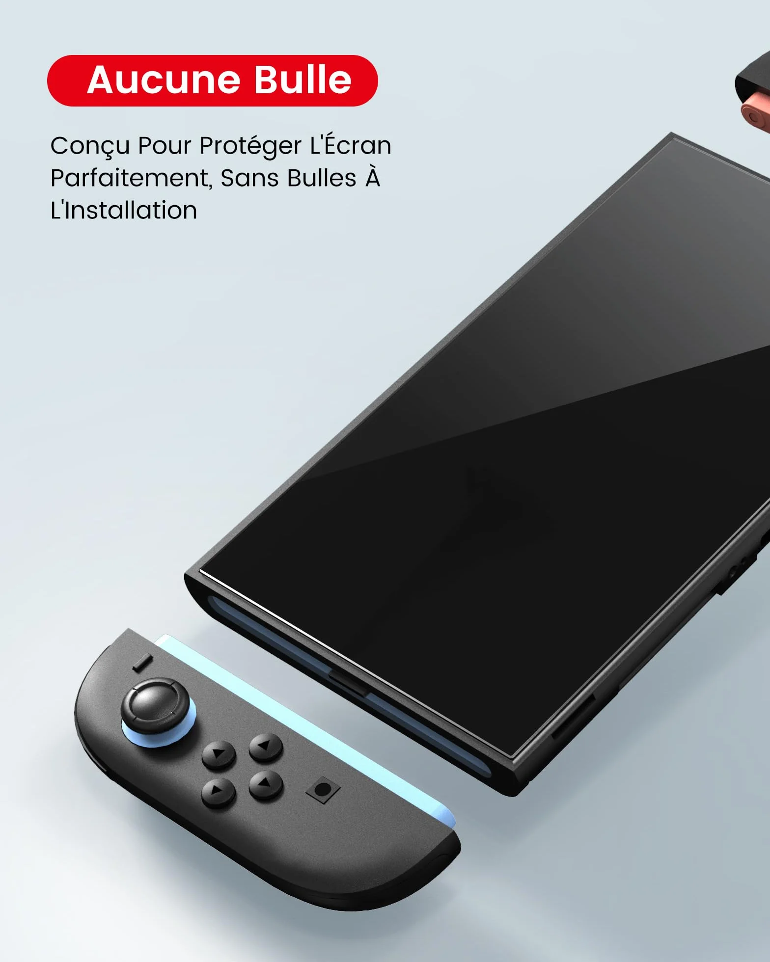 Transnovo Szkło Hartowane Kompatybilne z Nintendo Switch 2 - Twardość 9H, Ultra-Odporna Ochrona Ekranu, Ochrona Przed Promieniowaniem, Łatwa Instalacja - Akcesorium do Switch 2