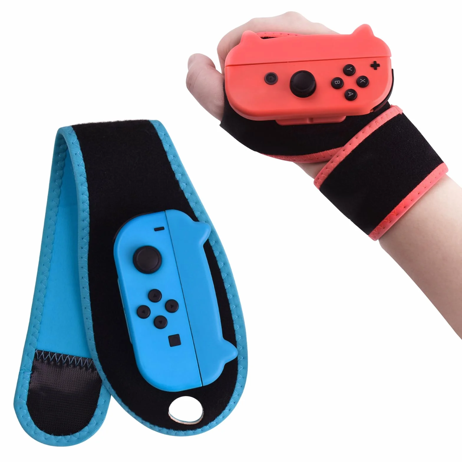 Regulowany Pasek na Nadgarstek do KontroleróW Switch Joy Con, Kompatybilny z Akcesoriami Just Dance 2024 2023 2022 2021 i Zumba Burn It Up Switch. Odpowiedni dla DorosłYch i Dzieci