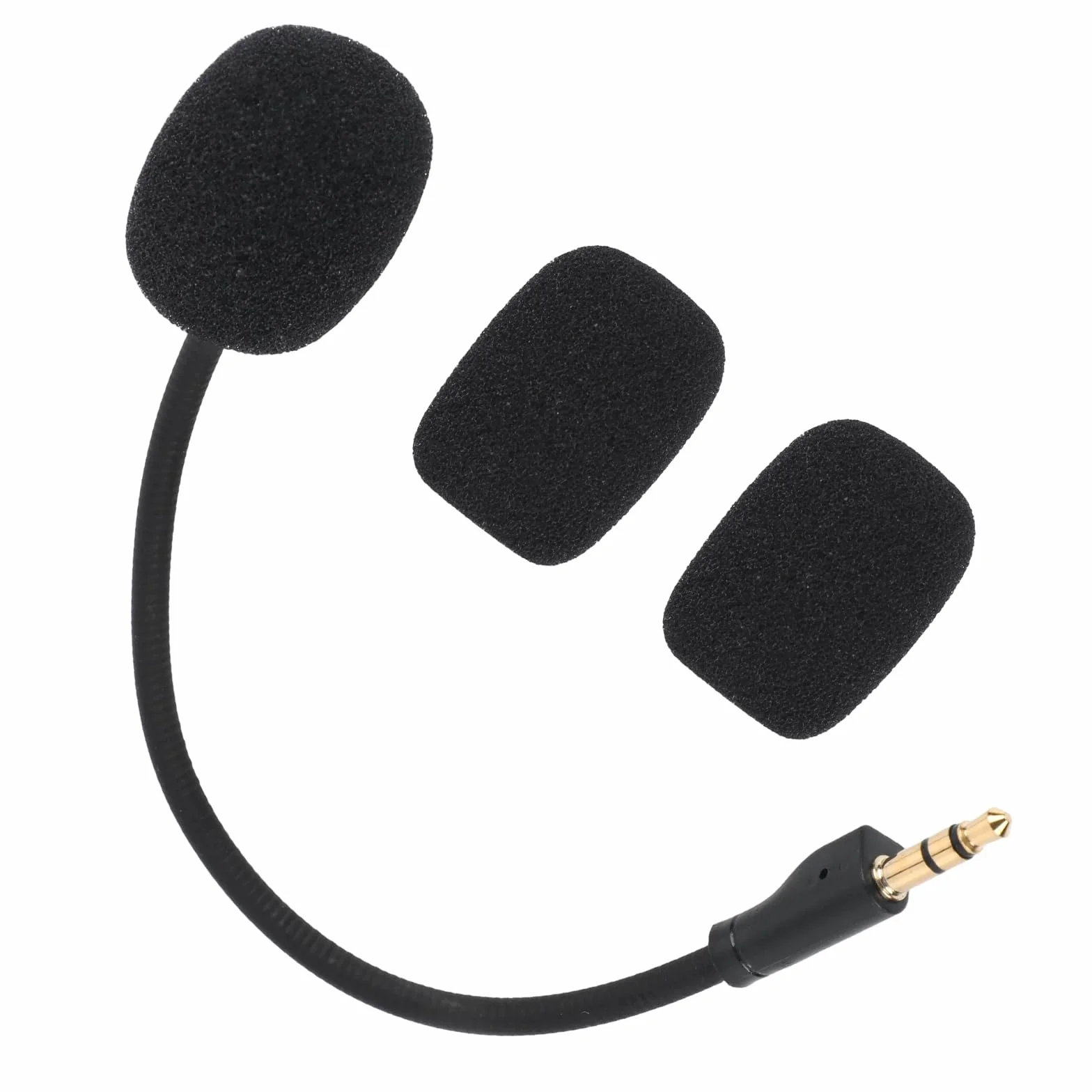 Zamienny Mikrofon do Logitech G Pro X1/X2, z 2 Zdejmowanymi Piankowymi Osłonami Akcesorium do Mikrofonu Gamingowego z Redukcją Szumów