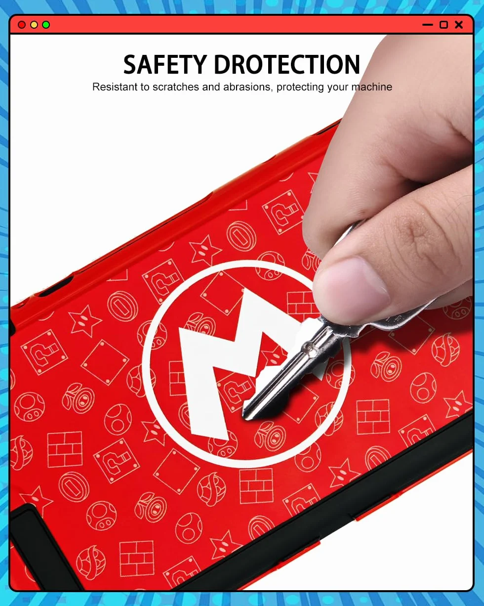 Slim Cover for Nintendo Switch 2 case, Joy-Con split design, Hard Slim Lightweight Anti-Scratch Full Protective Dockable Switch 2 Controller Case Shockproof Non-Slip for Switch 2 Accessories