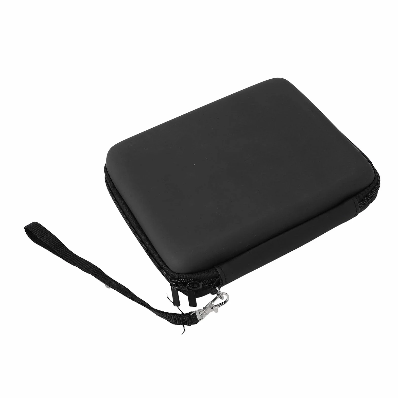 LiebeWH Walizka Transportowa 2DS Odporna na Wstrząsy Twarda Skorupa z 8 Uchwytami na Karty do Gier, Przenośna Torba konsolę do Gier Podróży, PU, ​​materiał EVA (BLACK)