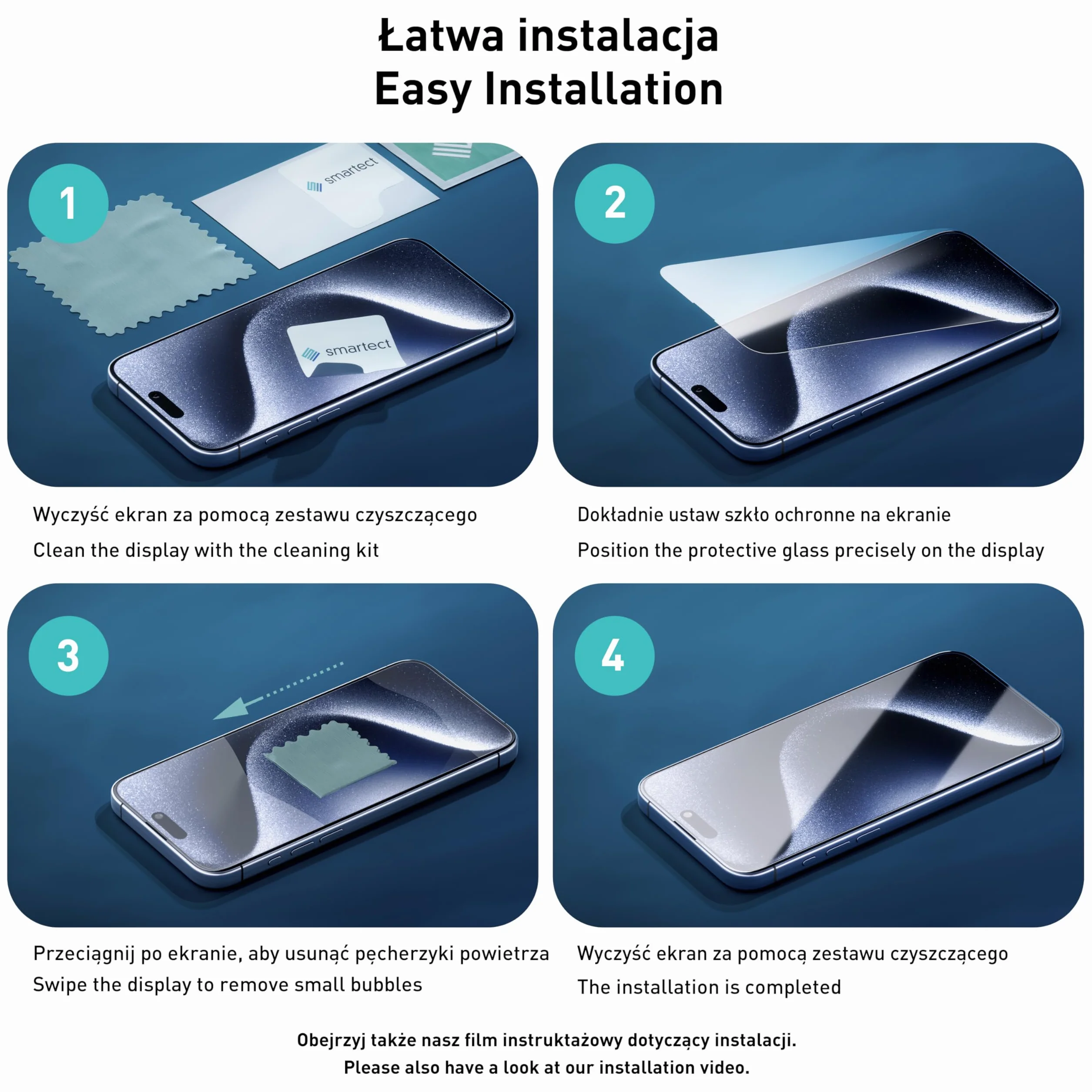 smartect Szkło Hartowane [2 Sztuki, Clear] dla Nintendo Switch OLED, Szklana Ochrona Ekranu 9H, Ochraniacz Ekranu bez Pęcherzyków, Bez Odcisków palców