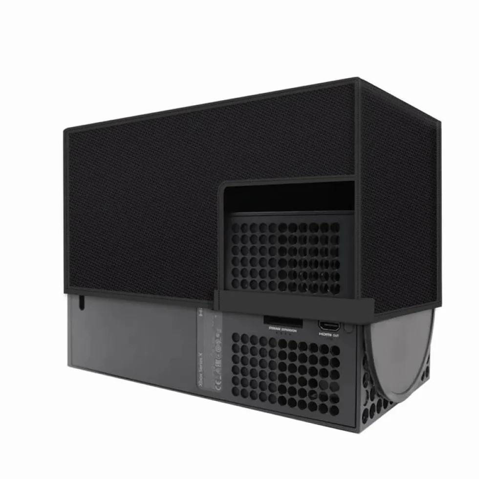 Odporny na zarysowania pyłoszczelny rękaw na konsolę for Xbox Series X akcesoria do gier pozioma osłona przeciwpyłowa pionowa osłona ochronna (tryb pionowy)