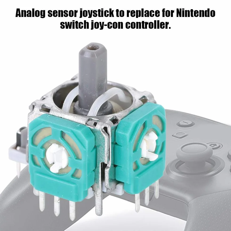 Topiky 5-częściowy zamiennik analogowego joysticka 3D do uchwytu kciuka, części naprawcze do lewego/prawego uchwytu kciuka dźwignia uchylna do kontrolera One Handle