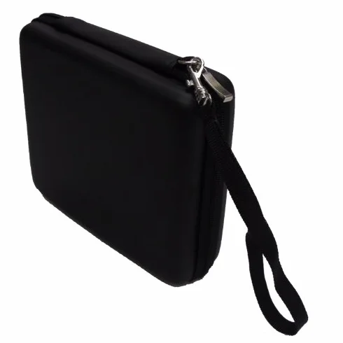 TECHGEAR etui kompatybilne z Nintendo 2DS - twarda ochronna osłona do przenoszenia i przechowywania pasuje do 2DS gier i akcesoriów [CZARNY]